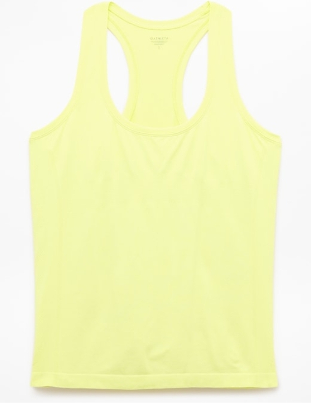Athleta Bright Yellow Racerback Tank Top -XL NWT